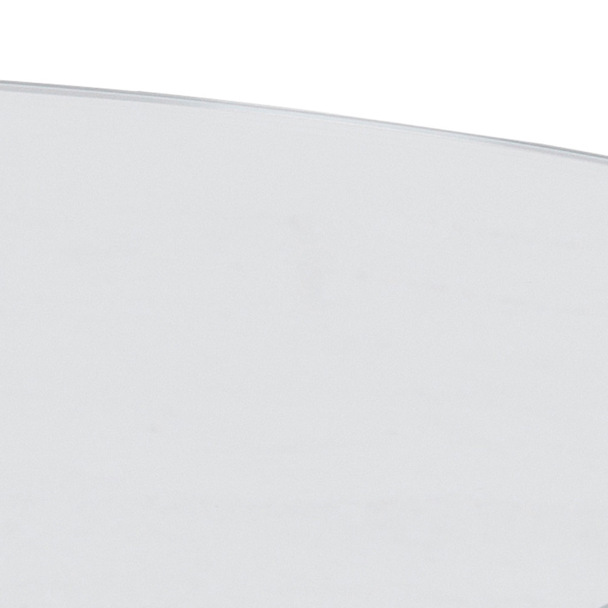 Sohvapöytä LUCA 82 cm, läpinäkyvä/hopea