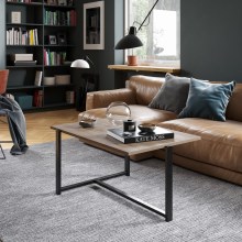Sohvapöytä MERIDETHS 45x92 cm ruskea/musta