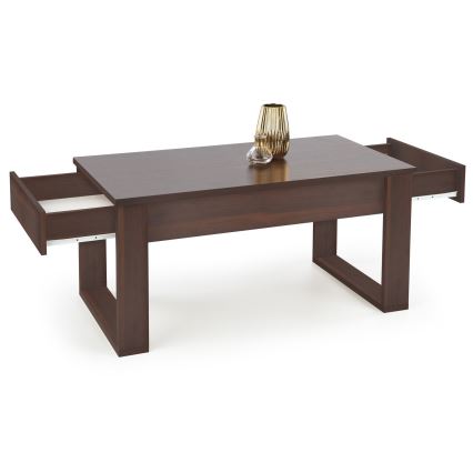 Sohvapöytä laatikoilla NEA 52x110 cm ruskea