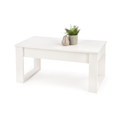 Sohvapöytä laatikoilla NEA 52x110 cm valkoinen