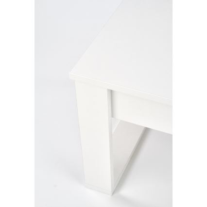 Sohvapöytä laatikoilla NEA 52x110 cm valkoinen