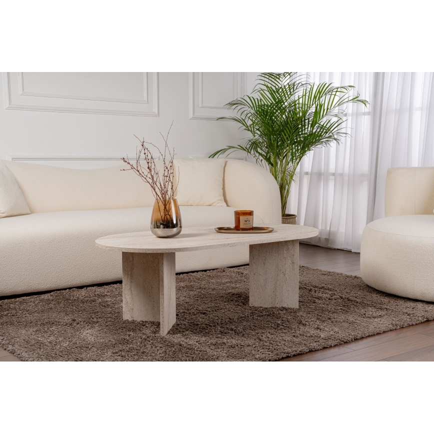 Sohvapöytä NEL 119x60 cm beige