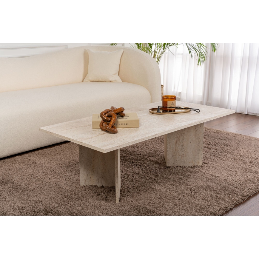 Sohvapöytä NEL 119x60 cm beige