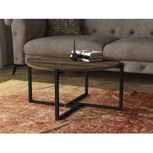 Sohvapöytä NOCE 36,3x68 cm ruskea/musta