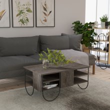 Sohvapöytä NORFOLK 44x94 cm ruskea