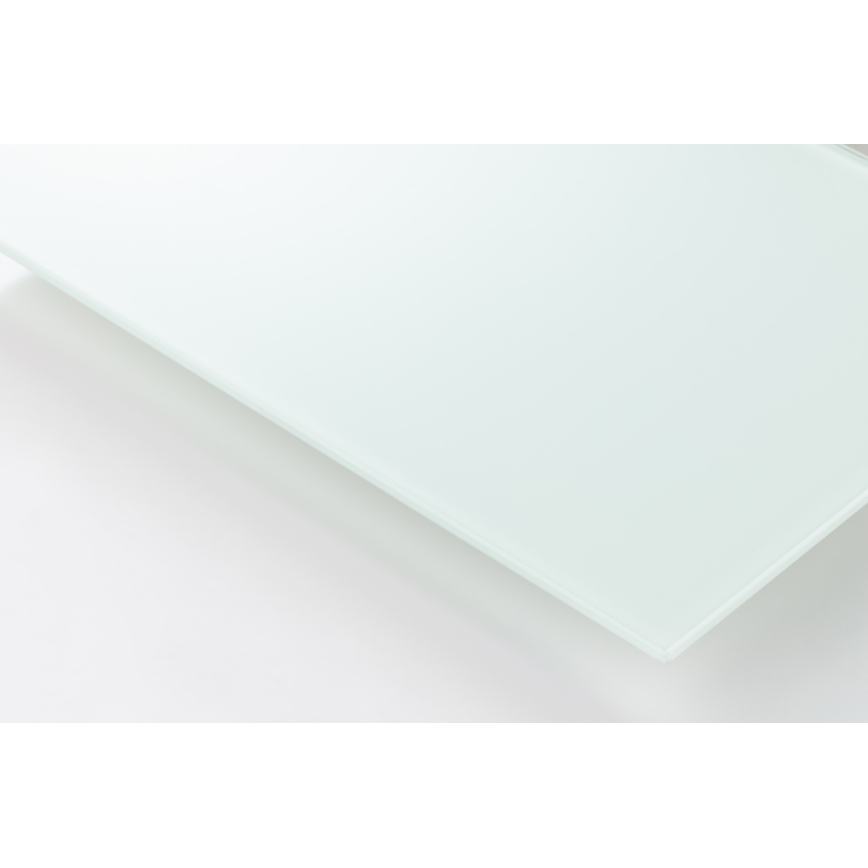 Sohvapöytä nostettavalla pöytälevyllä ENZO 110x60 cm valkoinen/sonoma-tammi