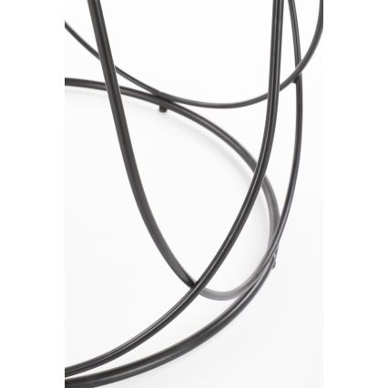 Sohvapöytä NUBIRA 41x60 cm musta/ruskea