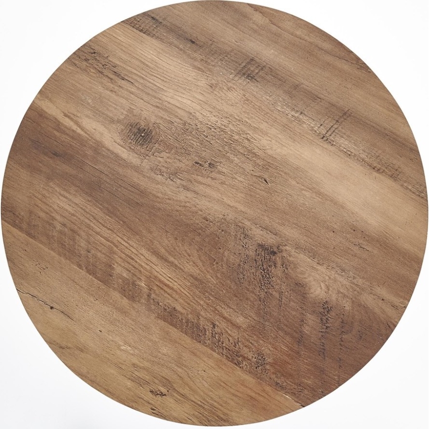 Sohvapöytä NUBIRA 51x40 cm musta/saksanpähkinä