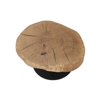 Sohvapöytä ODIN, halkaisija 75 cm, tammi/musta