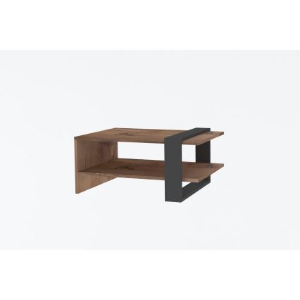 Sohvapöytä OVA 35x80 cm ruskea/antrasiitti