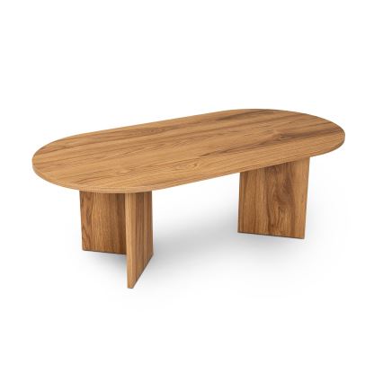 Sohvapöytä OVAL 60x120 cm ruskea