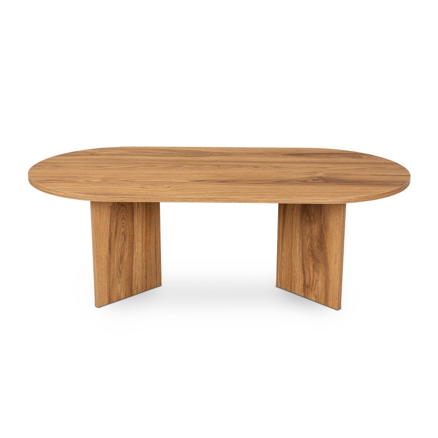 Sohvapöytä OVAL 60x120 cm ruskea