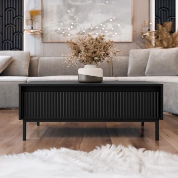 Sohvapöytä OZMI 40x100 cm, musta