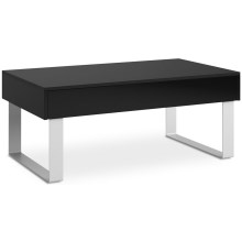 Sohvapöytä PAVO 45x110 cm kiiltävä musta