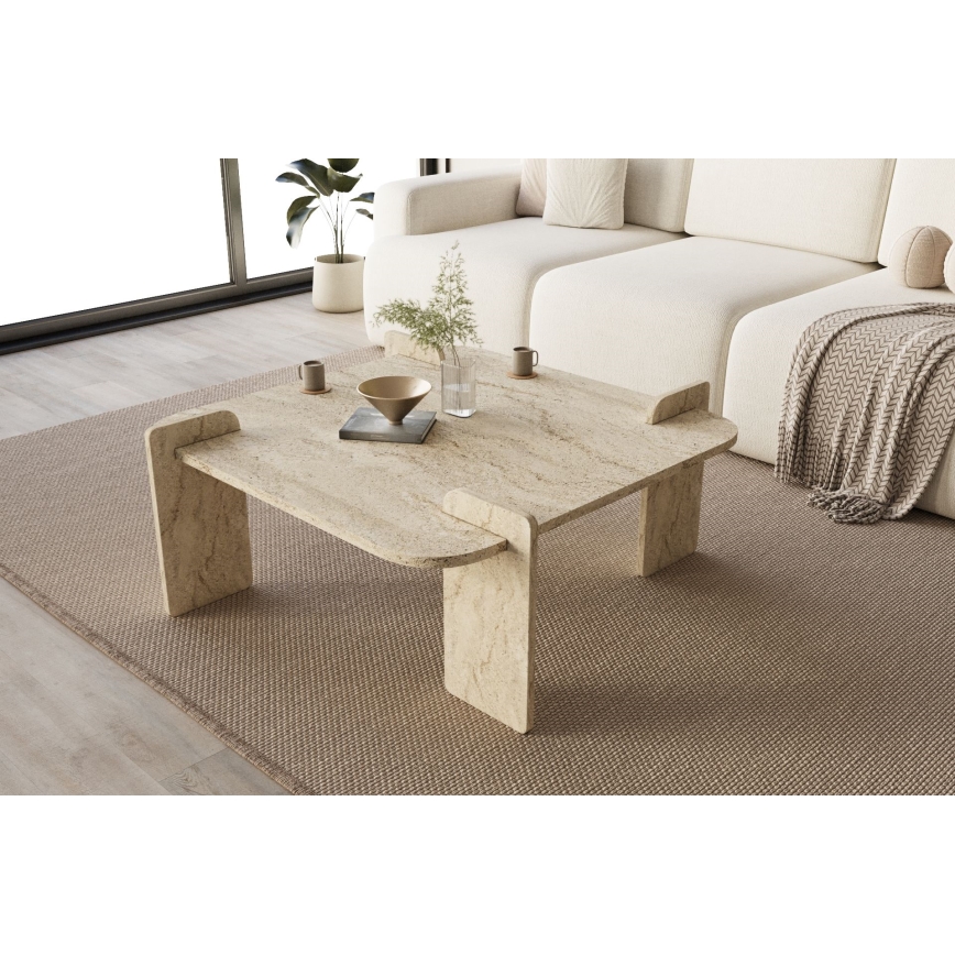 Sohvapöytä PURO 90x90 cm beige