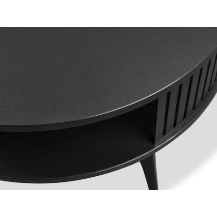 Sohvapöytä ROENNI 44x75 cm musta/kultainen tammi