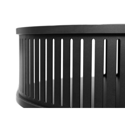 Sohvapöytä ROENNI 44x75 cm musta/kultainen tammi