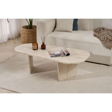 Sohvapöytä ROND 130x65 cm beige