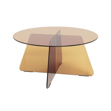 Sohvapöytä SANOS 80 cm, savunruskea