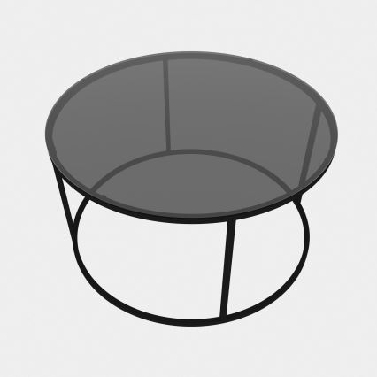 Sohvapöytä STARTIS 80x45 cm musta