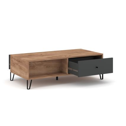 Sohvapöytä SULA craft-tammi/musta