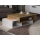 Sohvapöytä TAB 32x105 cm valkoinen/ruskea