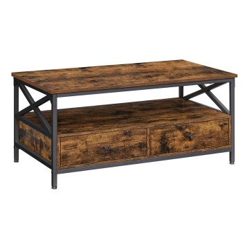 Sohvapöytä TOREN, ruskea/musta