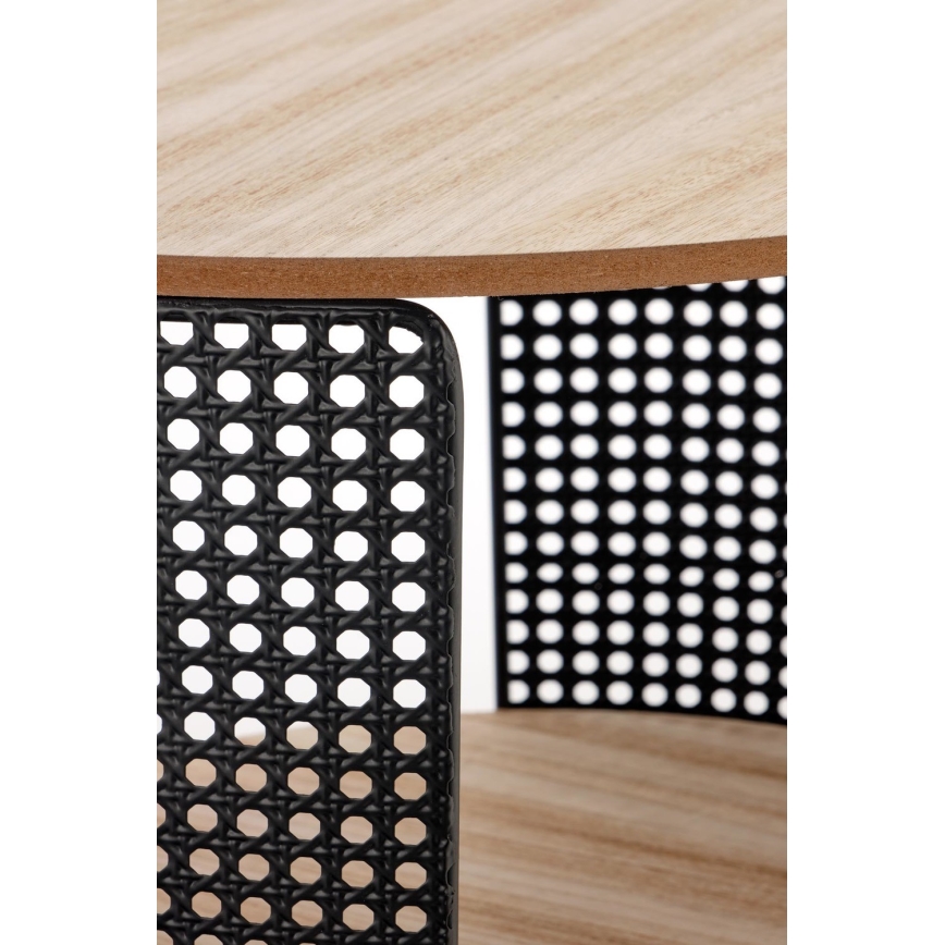 Sohvapöytä TRAFICA 41x41 cm musta/beige