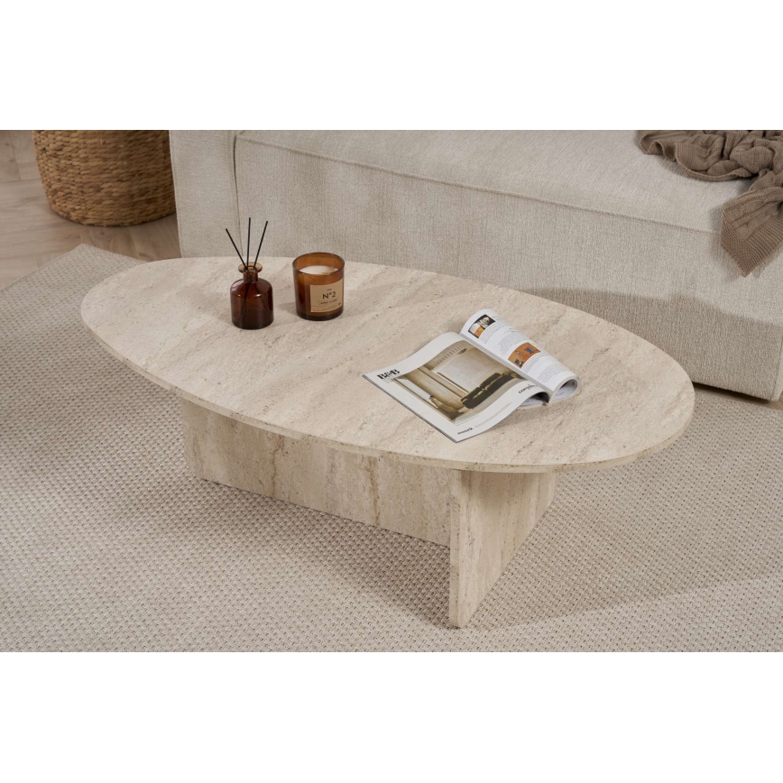 Sohvapöytä VARUM 120x65 cm beige
