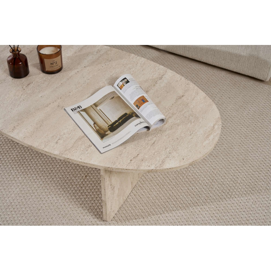Sohvapöytä VARUM 120x65 cm beige