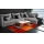 Sohvapöytä VIEW 34x95 cm valkoinen/ruskea