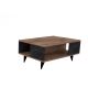 Sohvapöytä YUKA 39,5x90 cm ruskea/musta