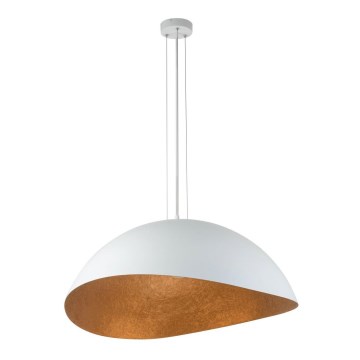 SOLARIS-riippuvalaisin vaijerilla, 1xE27/60W/230V, Ø 48 cm, valkoinen/kupari