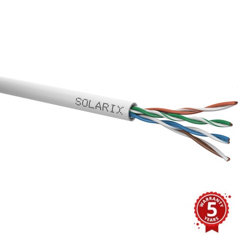Solarix - Asennus kaapeli CAT5E UTP PVC Eca 100m