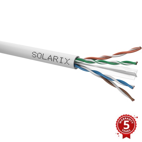 Solarix - Asennus kaapeli CAT6 UTP PVC Eca 100m