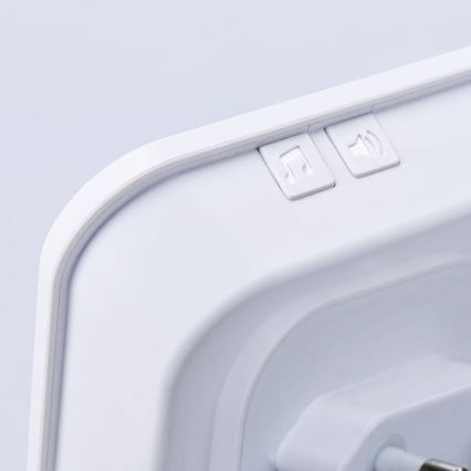 Hälytin 230V langattomalla liiketunnistimella 3xAAA/5V valkoinen