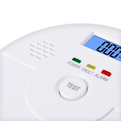 Häkävaroitin (CO) hälytyksellä 9V