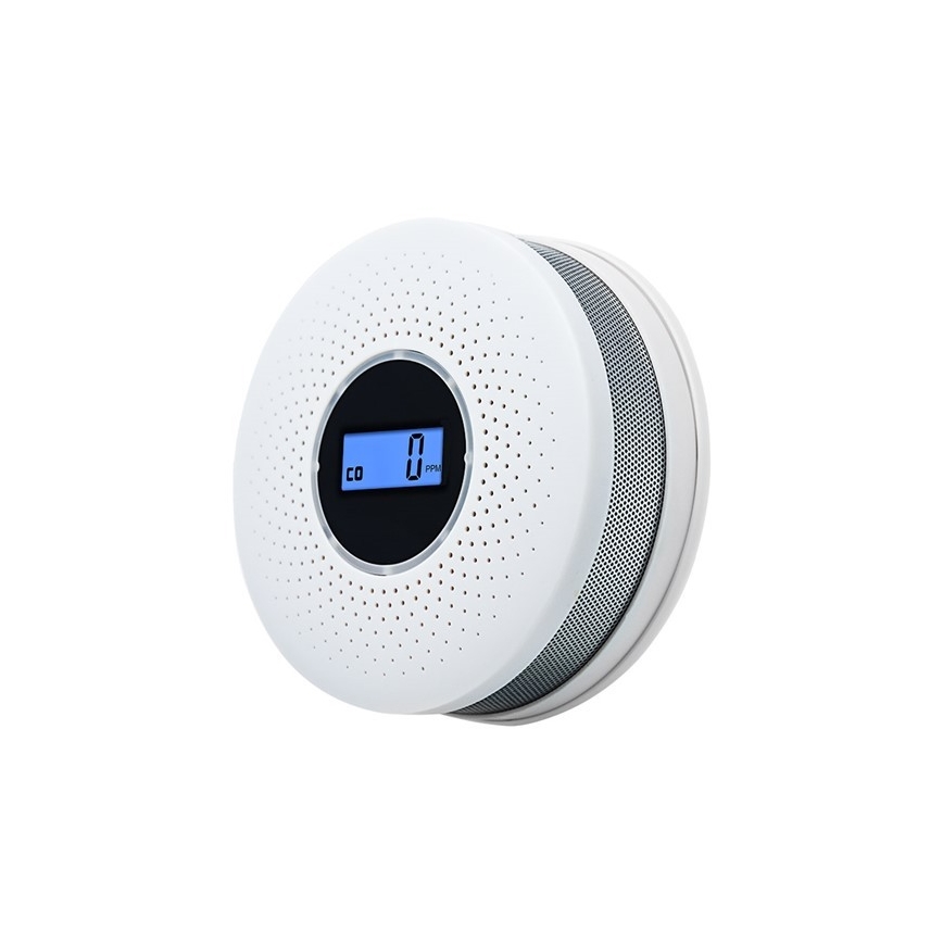 Savu- ja hiilimonoksidianturi 1,5 V / 3xAA