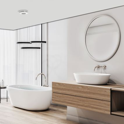 Savuilma- ja hiilimonoksidihälytin LCD-näytöllä 2xAA