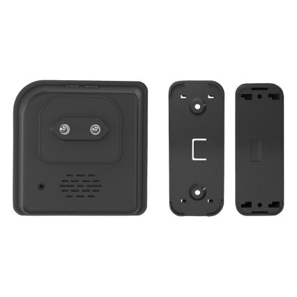 Langaton pistokeovikello 230V/1xCR2032 IP56 musta