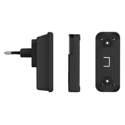 Langaton pistokeovikello 230V/1xCR2032 IP56 musta