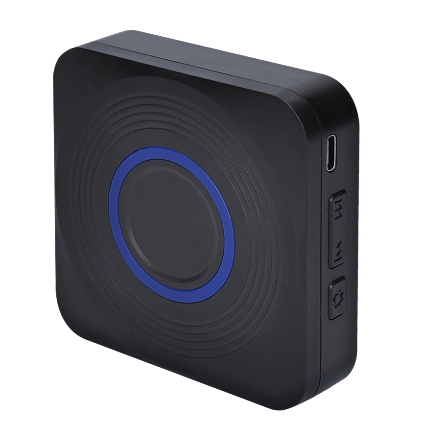 Langaton akkukäyttöinen ovikello 3V/3xAAA IP56 musta