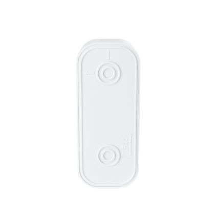 Langaton pistokeovikello 230V + 2x nappi 2xCR2032 IP44 valkoinen