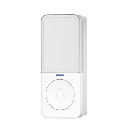 Langaton ovikello LED-valolla 230V/1xCR2032 IP56 valkoinen