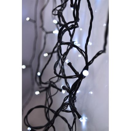 LED-ulkovalosarja jouluksi 500xLED/8 toimintoa IP44 55m kylmänvalkoinen