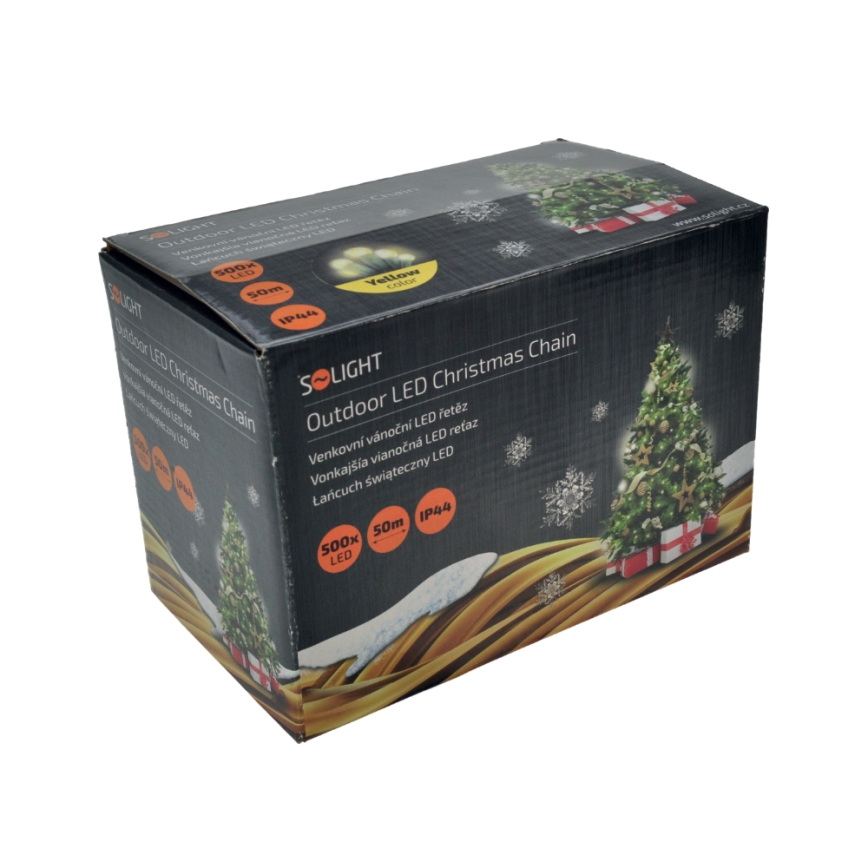 LED-ulkovalosarja 500xLED/8 toimintoa IP44 55m lämmin valkoinen
