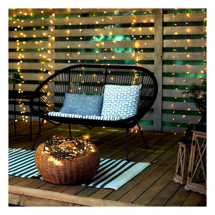 LED-jouluvalot ulos 20 m 400xLED/230V IP44 3000K