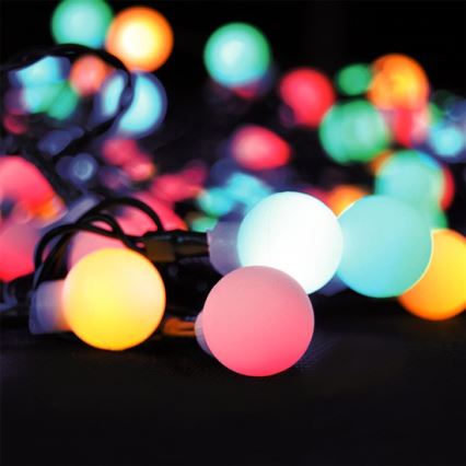 LED RGB himmennettävä ulkovalosarja 100 LEDiä/8 toimintoa 15m IP44 + kaukosäädin