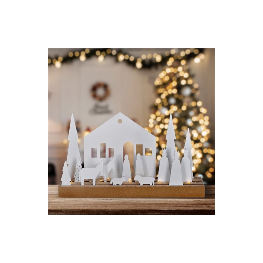 LED-joulukoriste LED/2xAAA kuusi