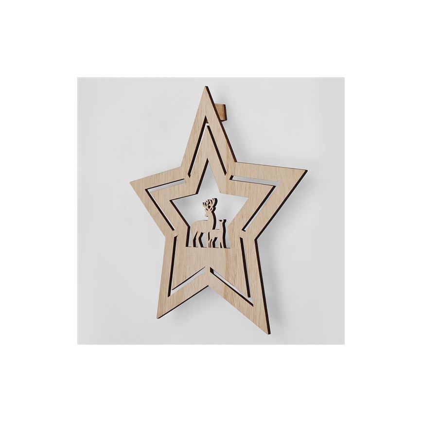 LED-joulukoriste LED/2xAA tähti